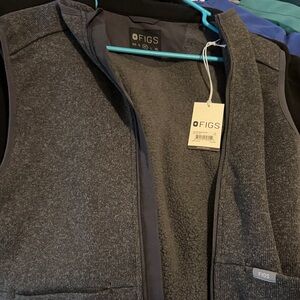 Figs Gray Men's Vest